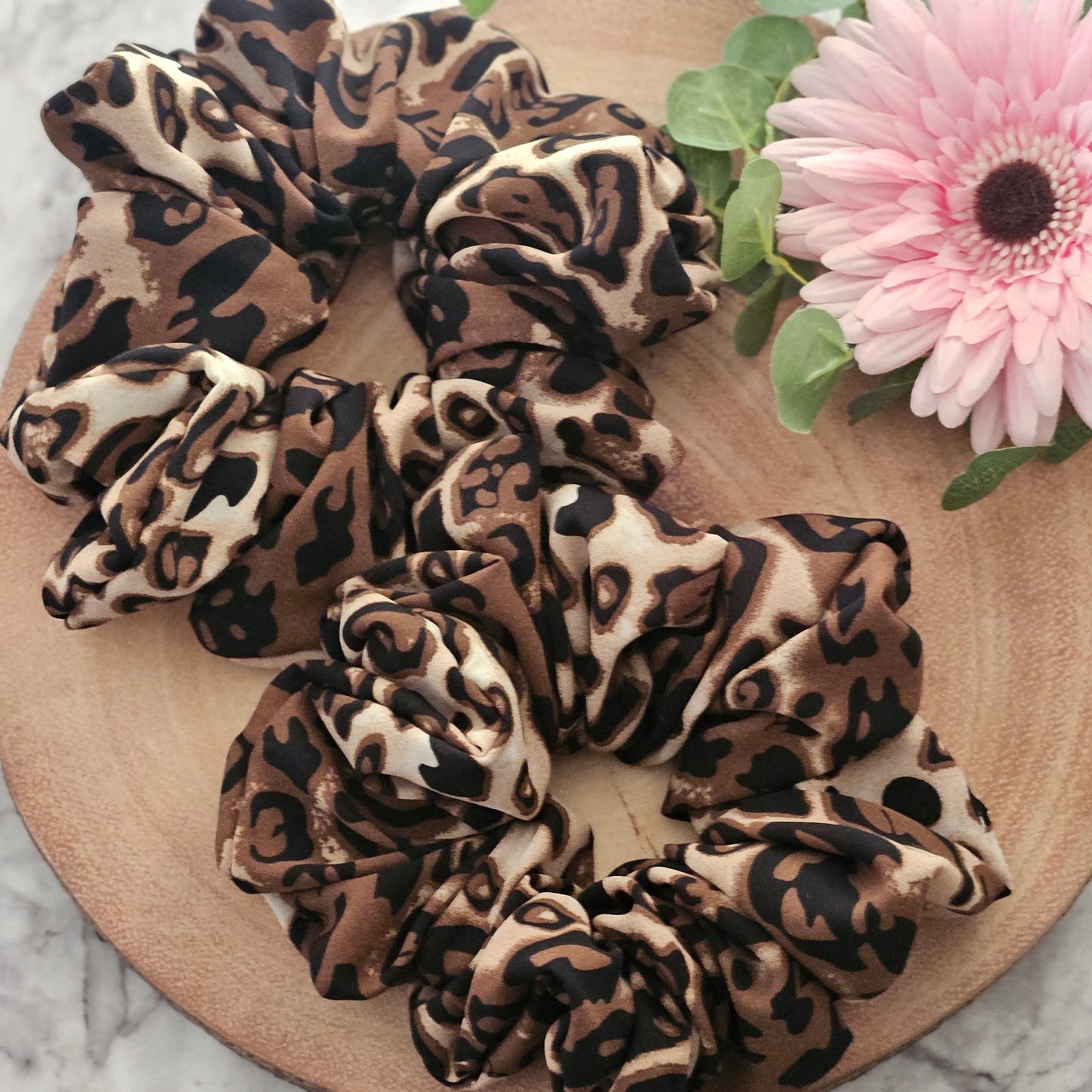 Leopard Scrunchie