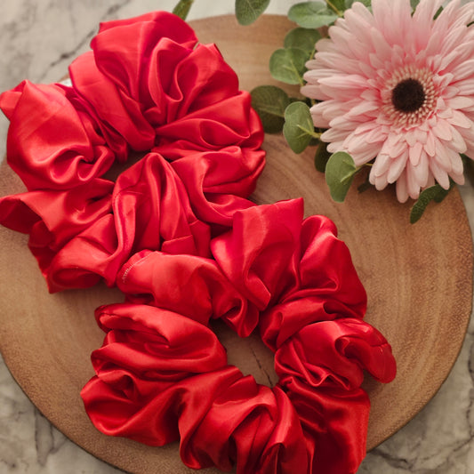 Ruby Luxe Scrunchie