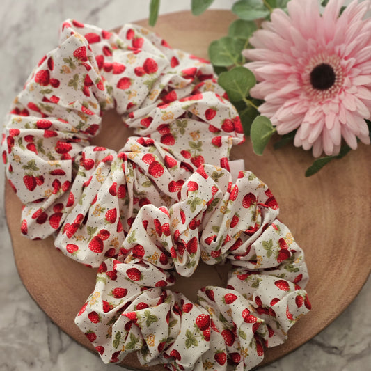 Berry Blossom Scrunchie